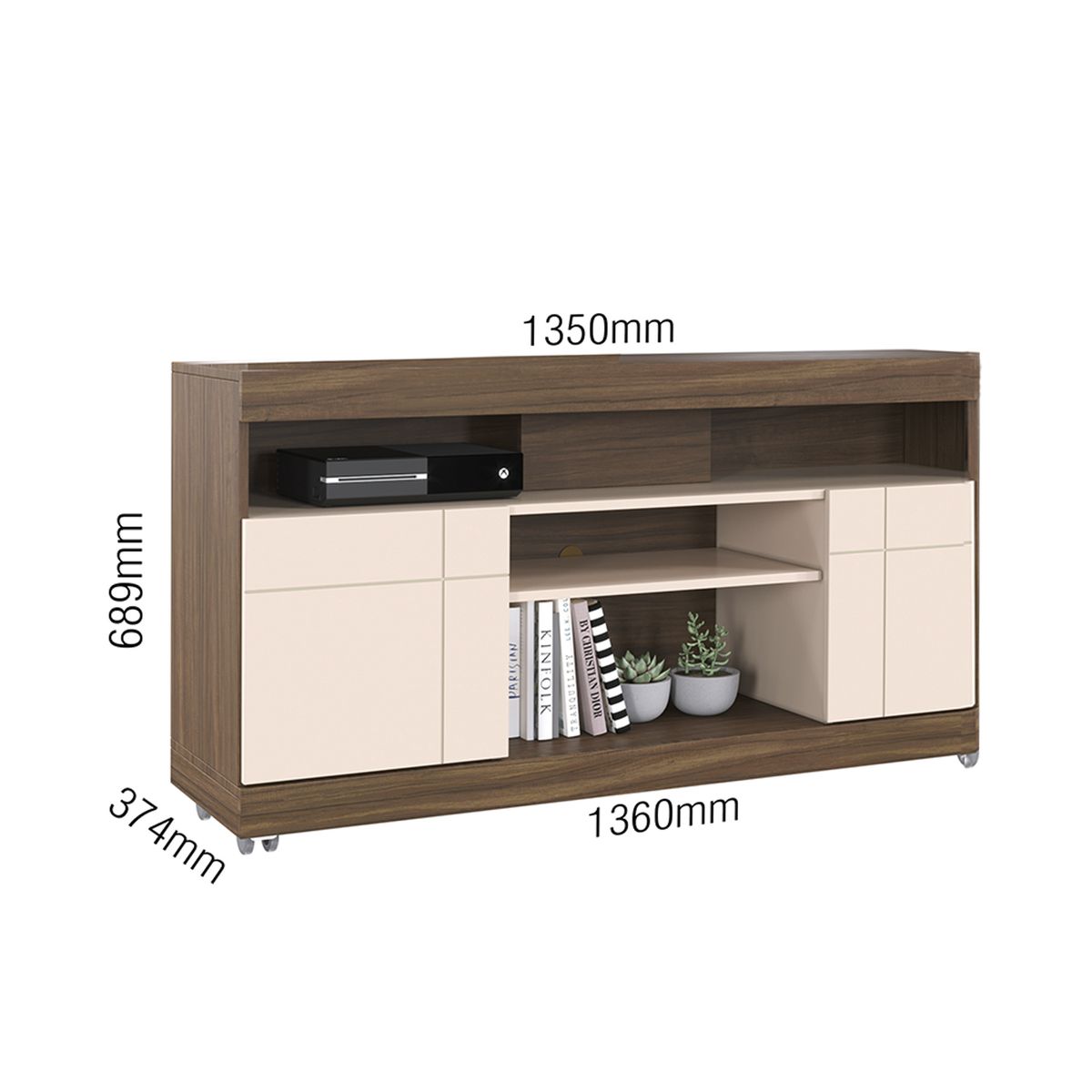 DI PORETTI - RACK YARA TV 47 2P CAF