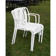 HABITA2 CHILE - Silla Con Apoyabrazos Apilable Habana