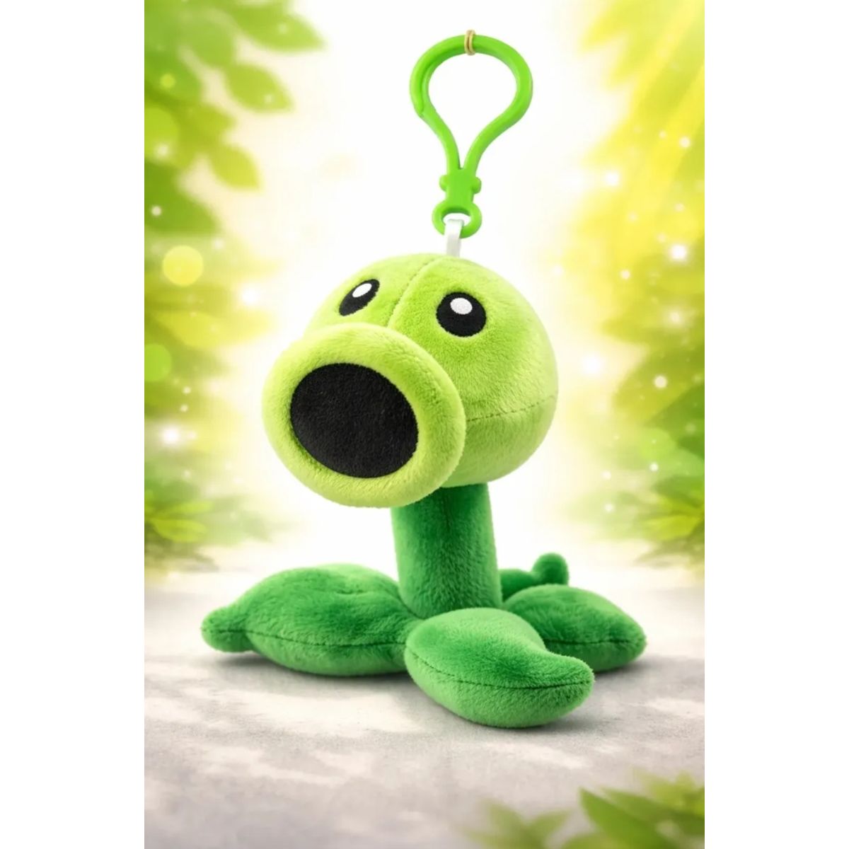 GENERICO - Llavero Peluche Plantas Vs Zombies Lanzaguisantes