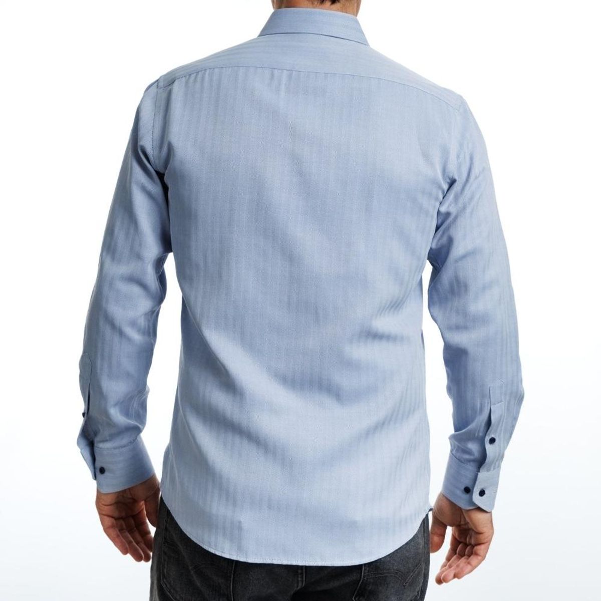 VANDINE - Camisa Hombre Celeste Texturada Red Label I26 1.1