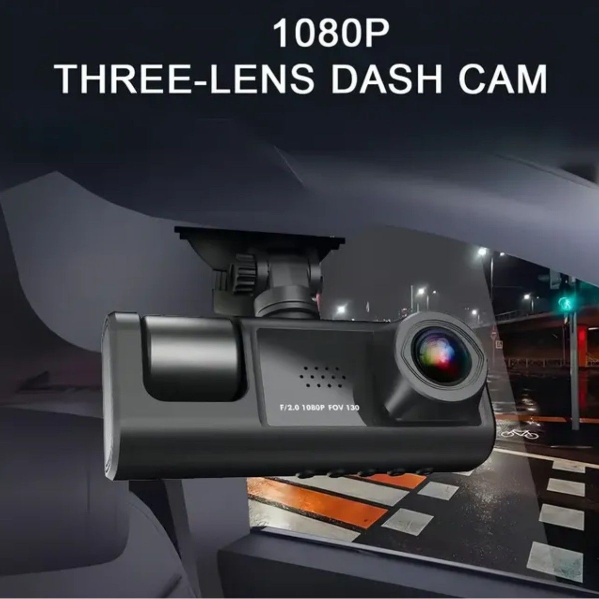GENERICO - Cámara para automóvil HYsmart 3 1080p tarjeta de memoria Dash Cam BELUG