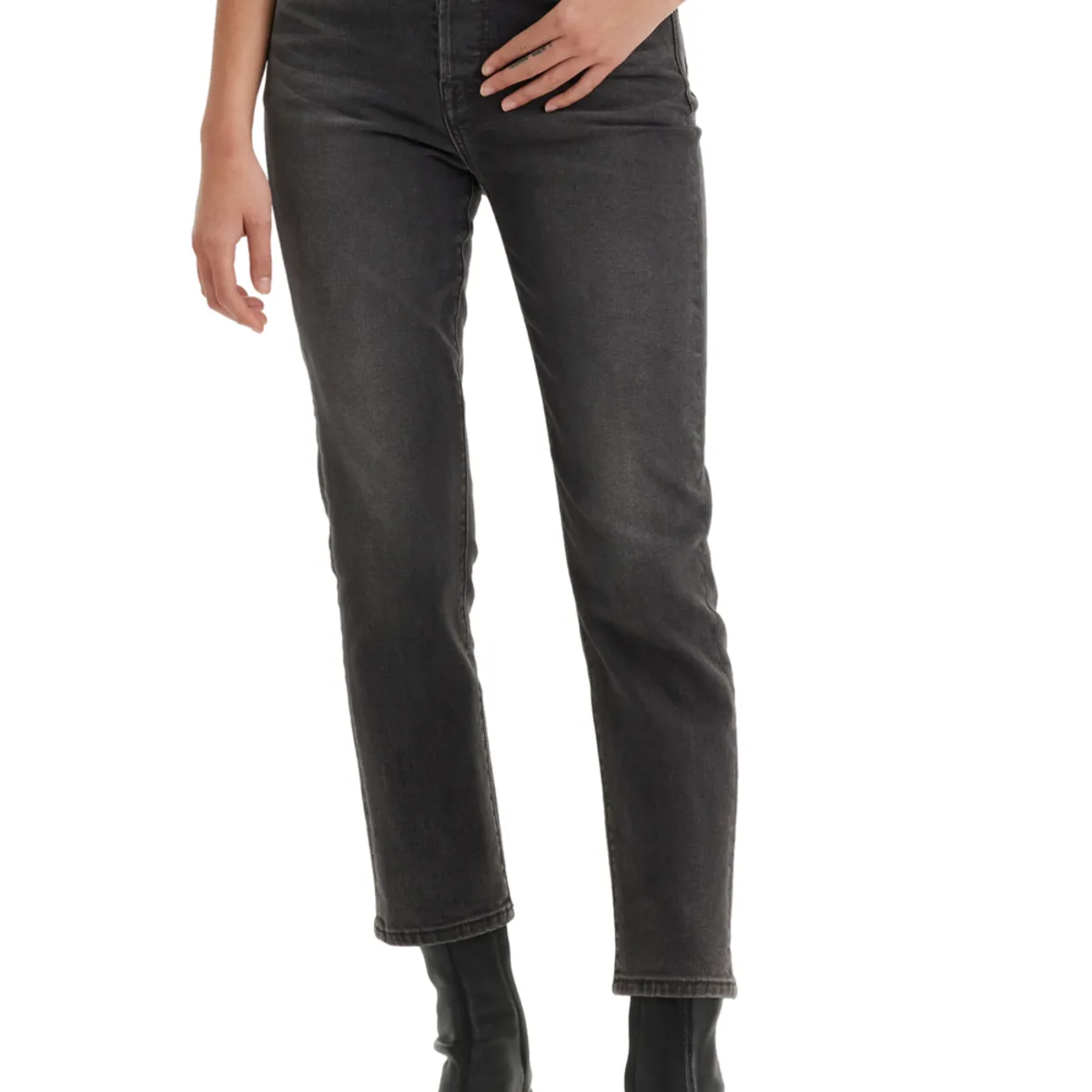 LEVIS - Jeans Mujer Wedgie Straight Negro Levis