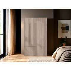 TUHOME - COMBO CLOSET 7 PUERTAS CON COLGADOR + MÓDULO SUPERIOR DREAMS BARDOLINO 200,0X120,0X40,2 CM