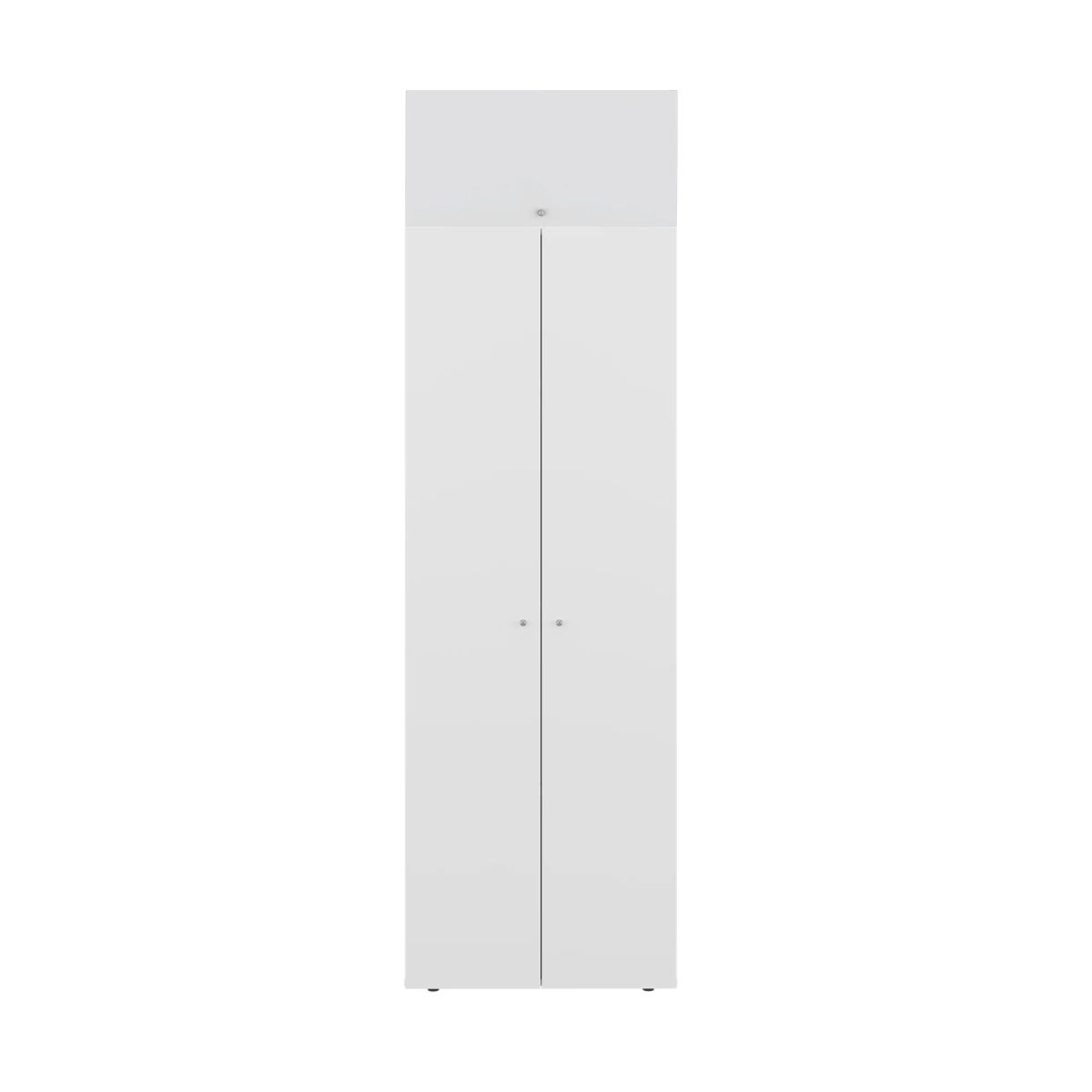 TUHOME - COMBO CLOSET 3 PUERTAS CON COLGADOR + MÓDULO SUPERIOR DREAMS BLANCO 200,0X60,0X40,2 CM