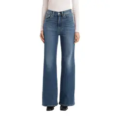 LEVIS - Jeans Mujer Ribcage Bells Azul