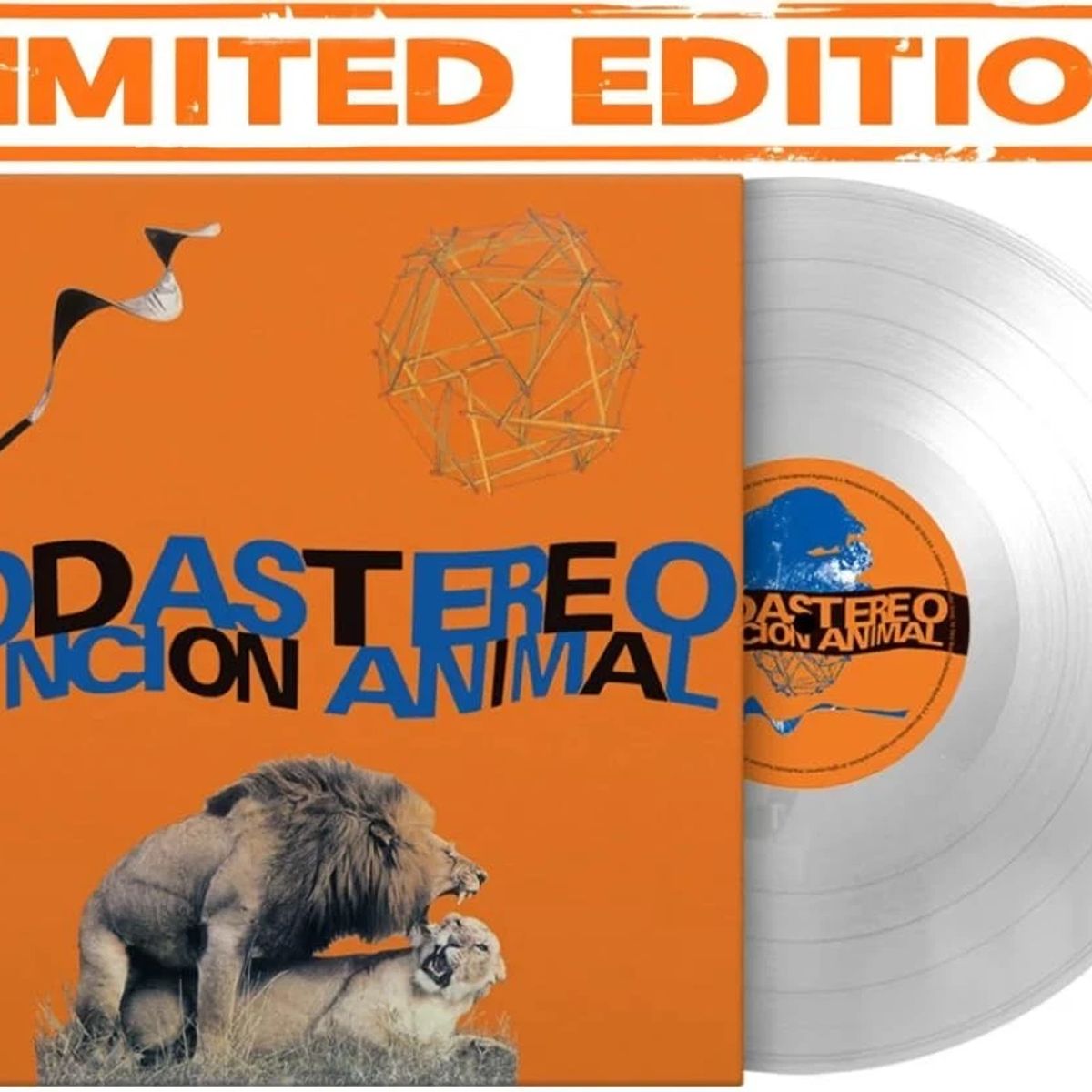 GENERICO - Vinilo Soda Stereo Cancion Animal Disco Transparente