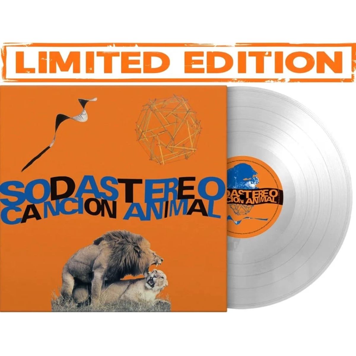 GENERICO - Vinilo Soda Stereo Cancion Animal Disco Transparente