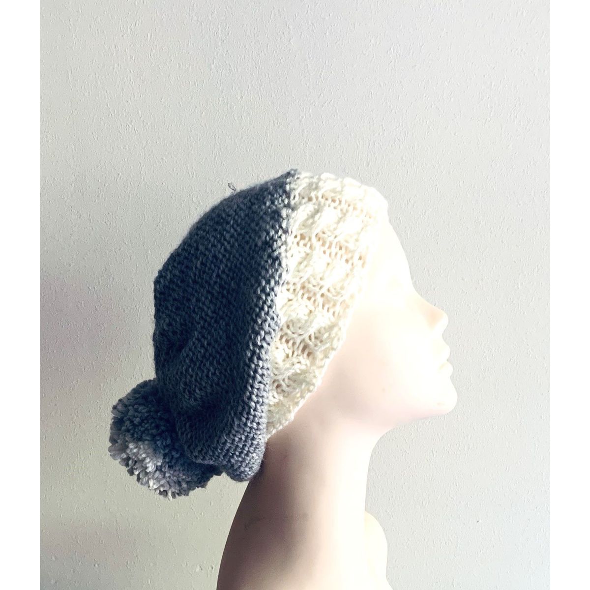 AMG ACCESORIOS - GORRO DE LANA TEJIDO A MANO DISEÑO EXCLUSIVO