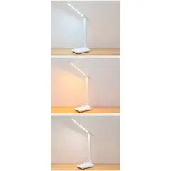 GENERICO - Lámpara Led De Escritorio Plegable Táctil Regulable 3 Tonos De Luz