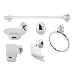 TAUMM - Set Accesorios Baño 6 Piezas Colomba