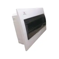 DNA - Tablero Plastico 18 Modulos Embutido Libre Halog. Tapa Transp.