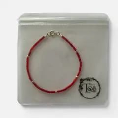 GENERICO - Pulsera Coral rojo de la pasión