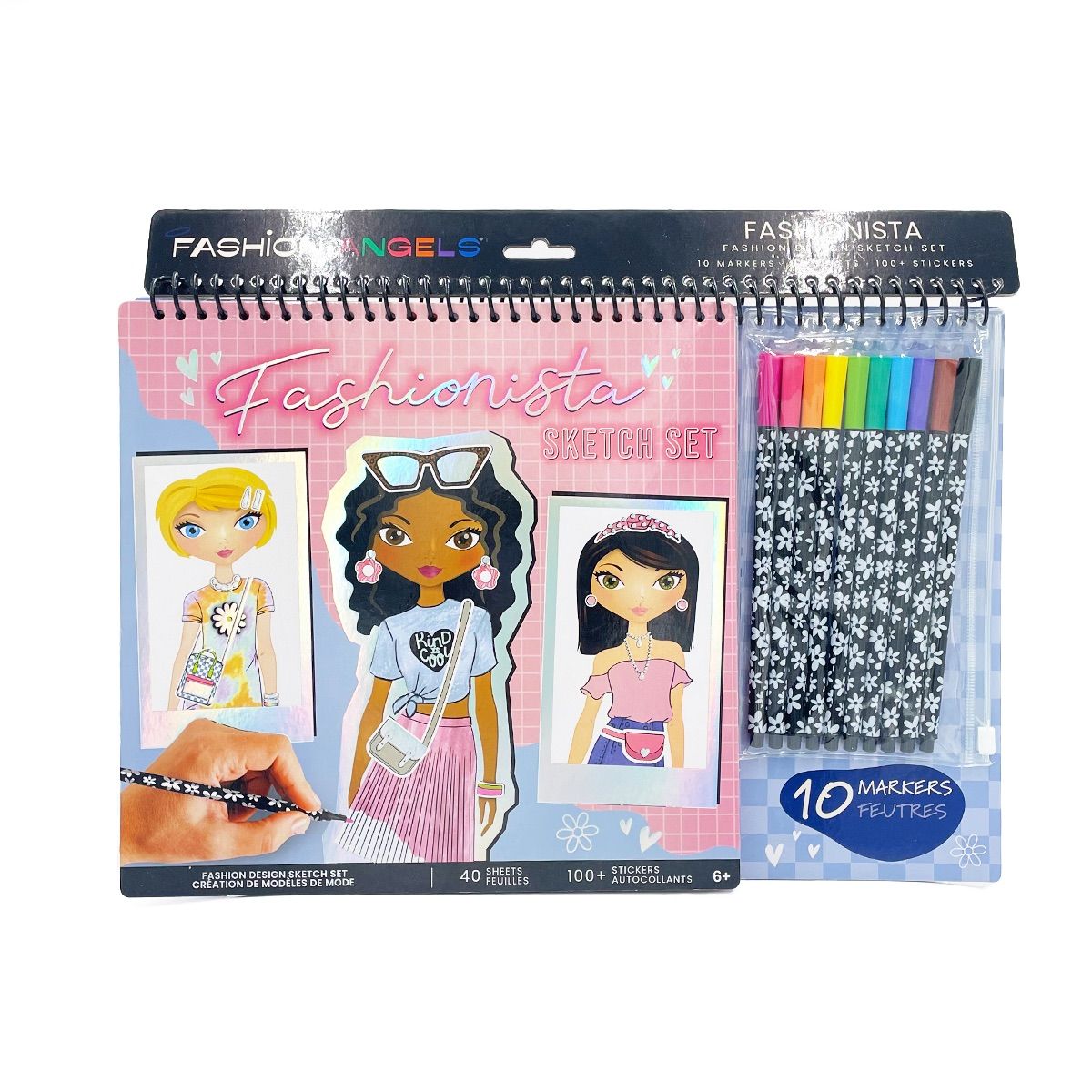 FASHION ANGELS - Cuaderno de Dibujo Fashionista Fashion Angels
