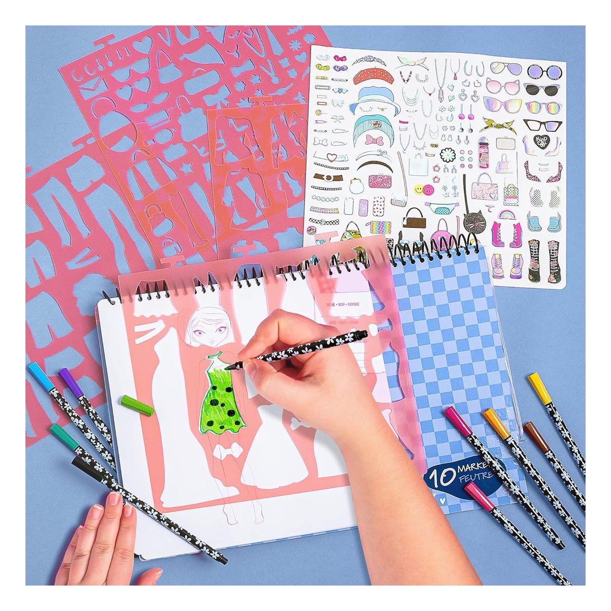 FASHION ANGELS - Cuaderno de Dibujo Fashionista Fashion Angels