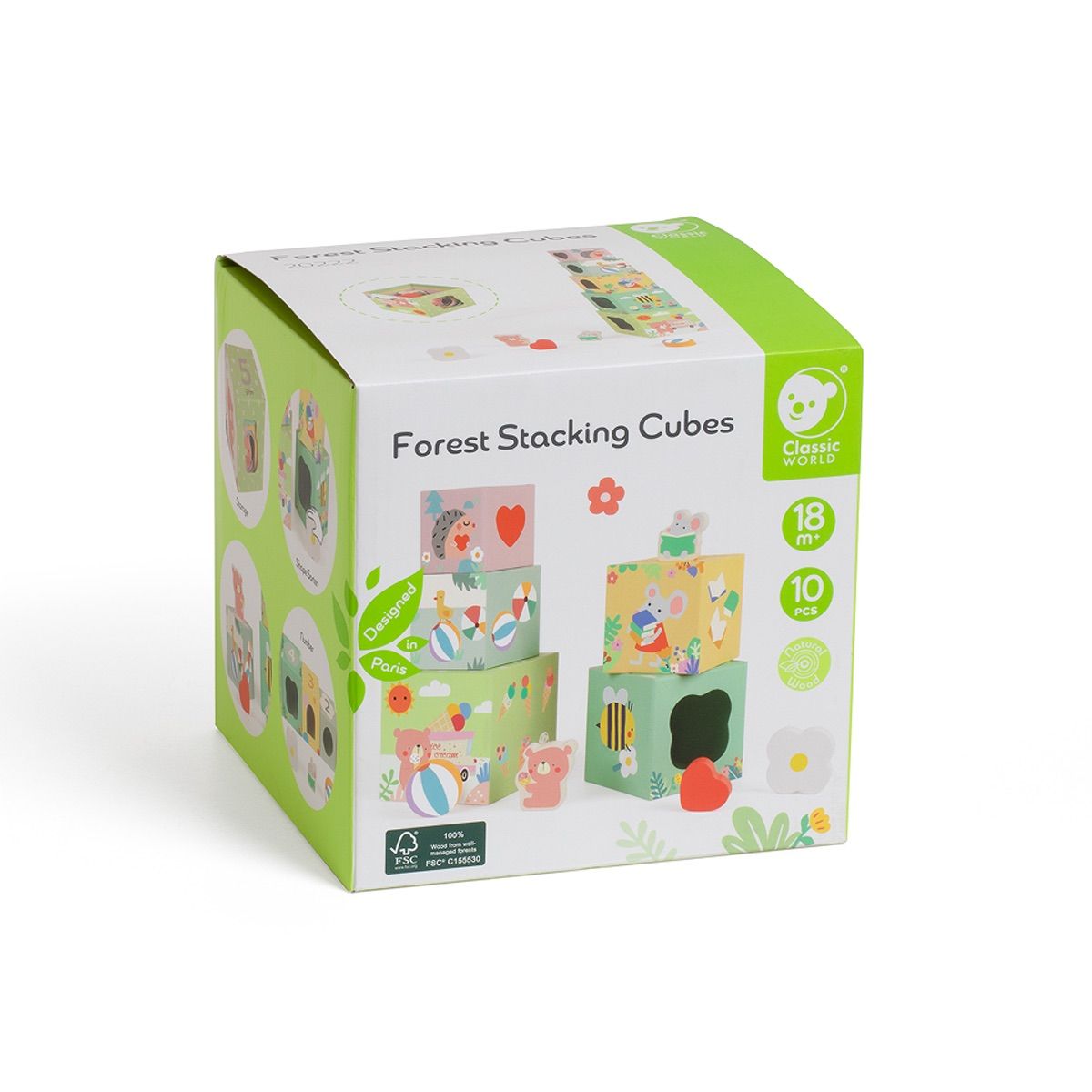 CLASSIC WORLD - Cubos Apilable Bosque Classic World