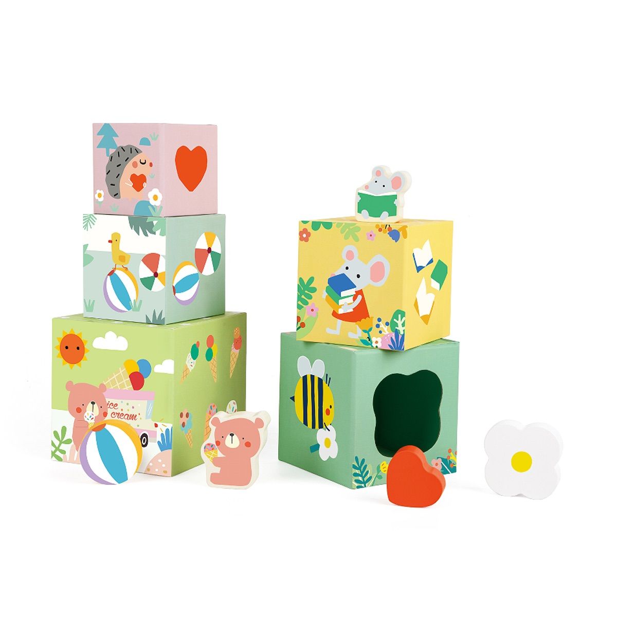 CLASSIC WORLD - Cubos Apilable Bosque Classic World