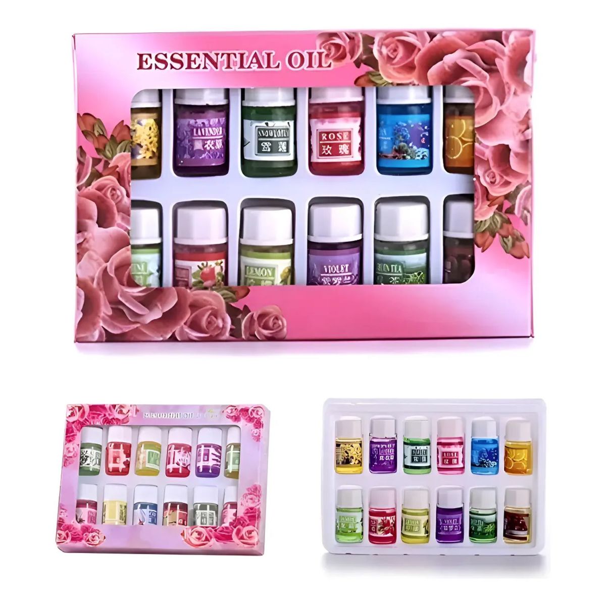GENERICO - Set 12 Aceites Esencia 3mL Aromas Humidificador Vaporizador