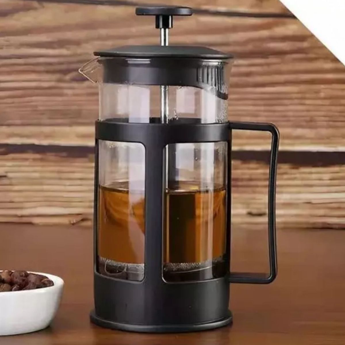 GENERICO - Cafetera Prensa Francesa Manual 600mL Negro