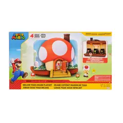 JAKKS PACIFIC - Super Mario Set de Juego Casa de Lujo Toad