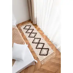 GENERICO - Alfombra De Lino y Algodón Con Diseño6 60 x210