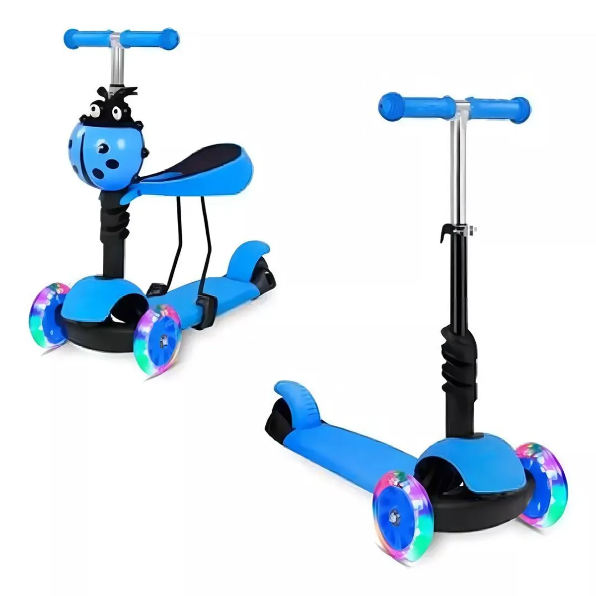 GENERICO - Scooter Monopatin 5 En1 Ajustable