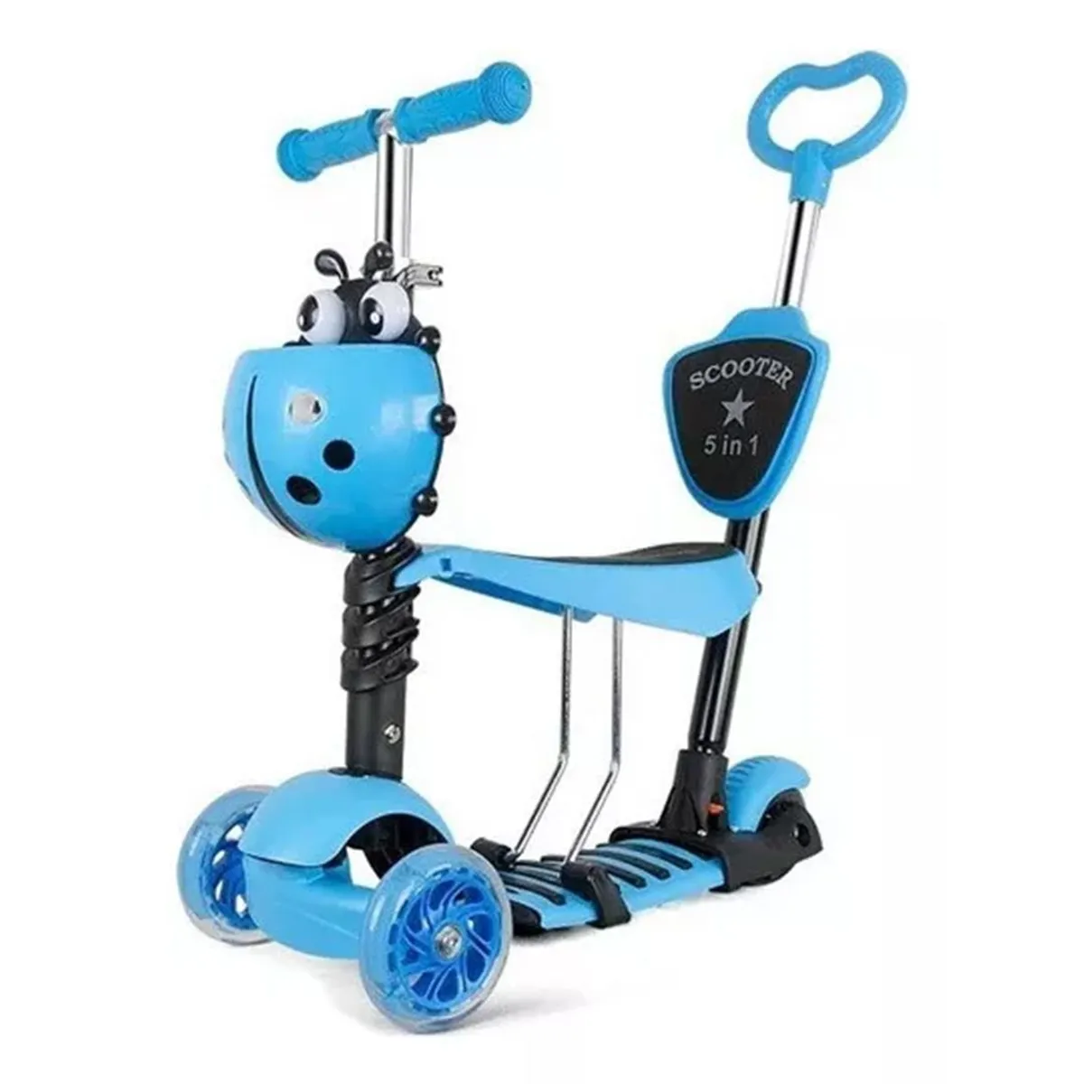 GENERICO - Scooter Monopatin 5 En1 Ajustable