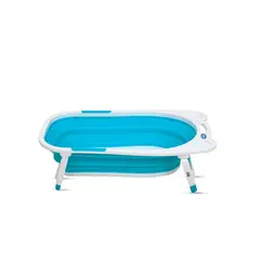 GENERICO - Banera Tina Plegable Para Bebes Azul