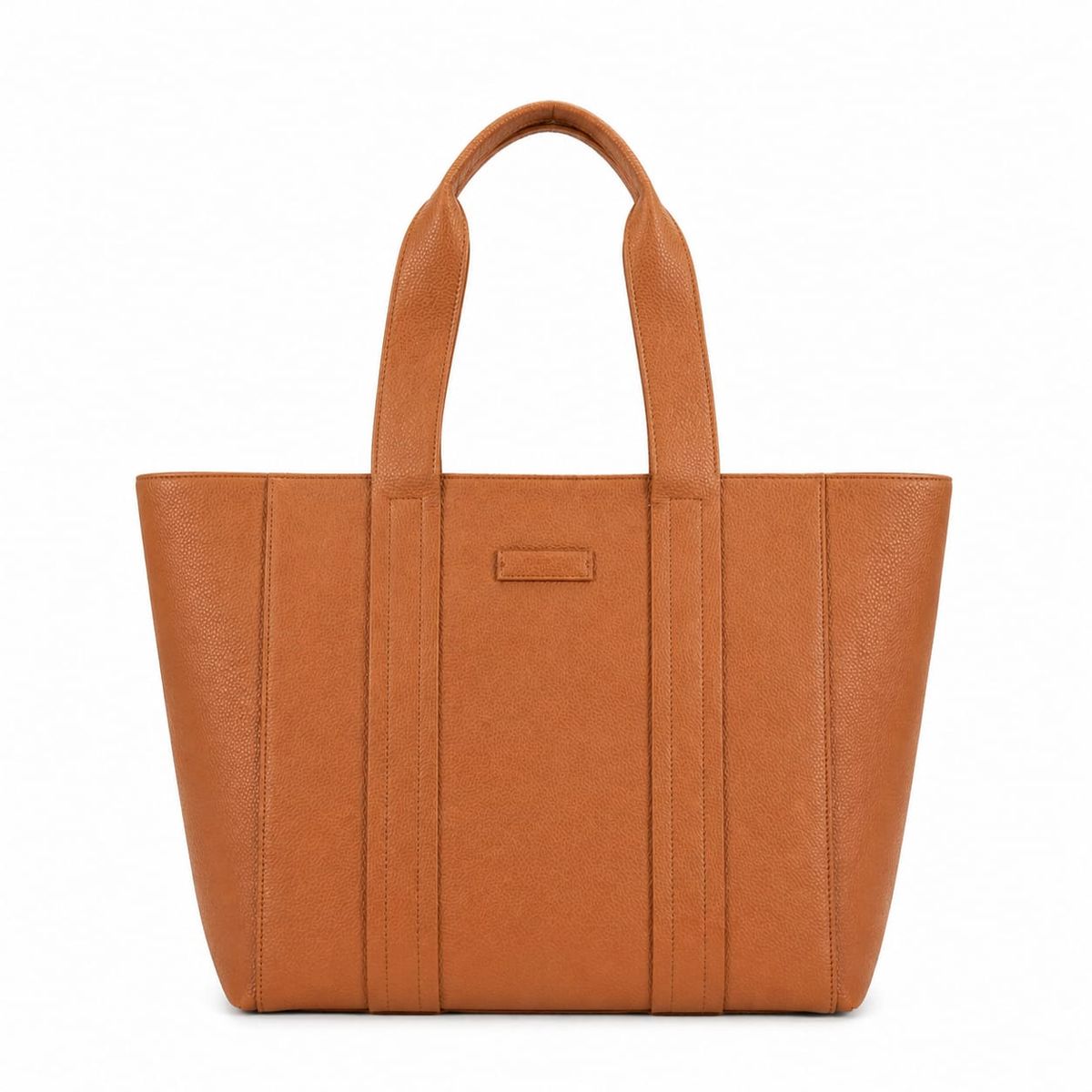 GENERICO - CARTERA SHOPPER HOMBRO CAFE CLARO CON ESTUCHE 50X32X15 CM