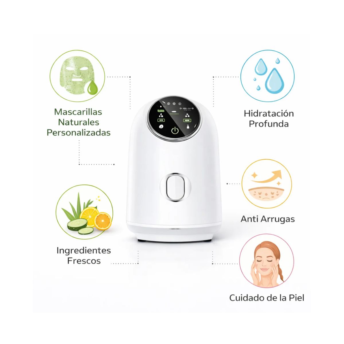 MOVI - Máquina creadora de Mascaras Faciales Naturales - Spa en Casa