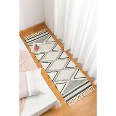 GENERICO - Alfombra De Lino y Algodón Con Diseño5 60 x210
