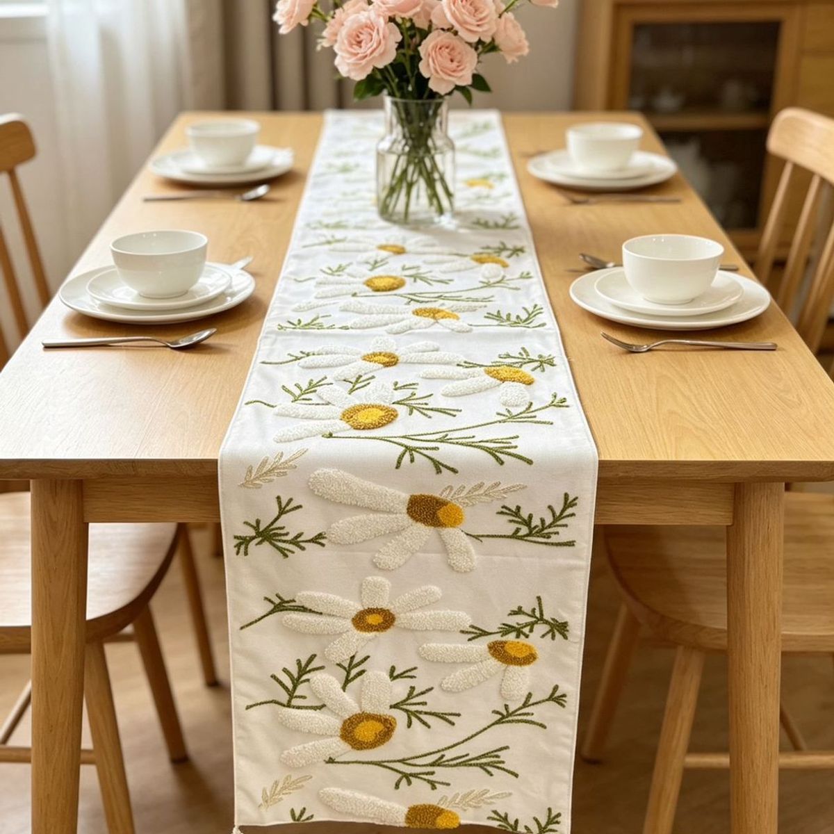 GENERICO - Mantel Camino De Mesa Rectangular 180x33cm