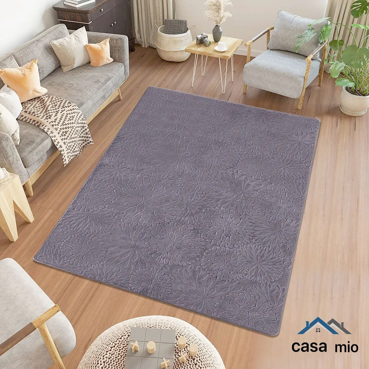 GENERICO - Alfombra de Área Antideslizante Casa Mio200x200 cm