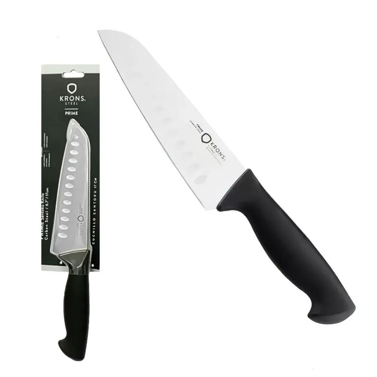 KRONS - CUCHILLO SANTOKU 6.7 PULGADAS ACERO INOXIDABLE KRONS