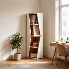 ROHE - Biblioteca Librero Modular Apilable Con 4 Niveles 30*30*120cm