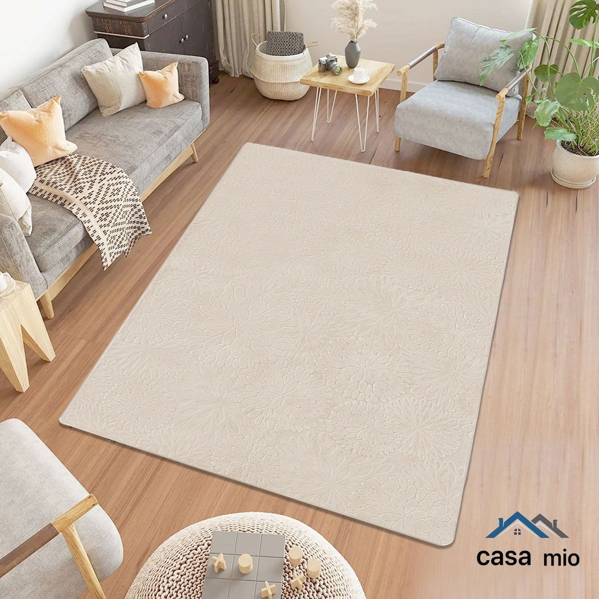 GENERICO - Alfombra de Área Antideslizante Casa Mio200x200 cm
