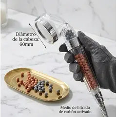 GENERICO - Cabezal de Ducha Con Filtro Purificador Eco Ducha