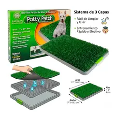 GENERICO - Baño para perros 3 capas, Patty Patch