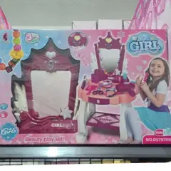 GENERICO - Tocador Para Niñas De Set De Juguete Maquillaje