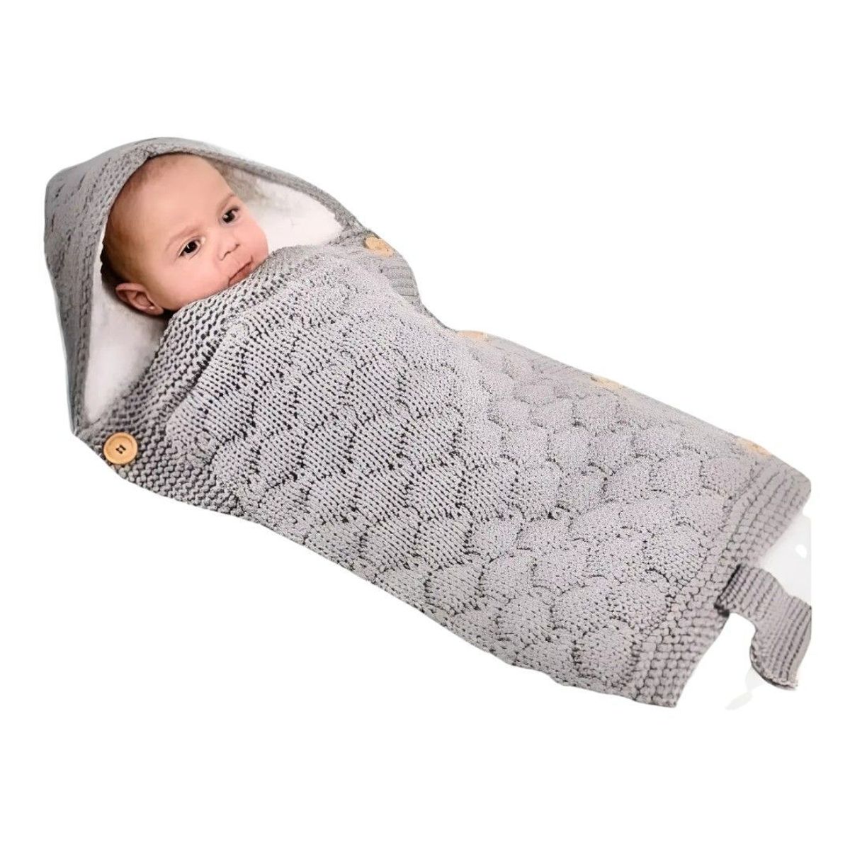 GENERICO - Cobija Para Bebe Tejida De Lana