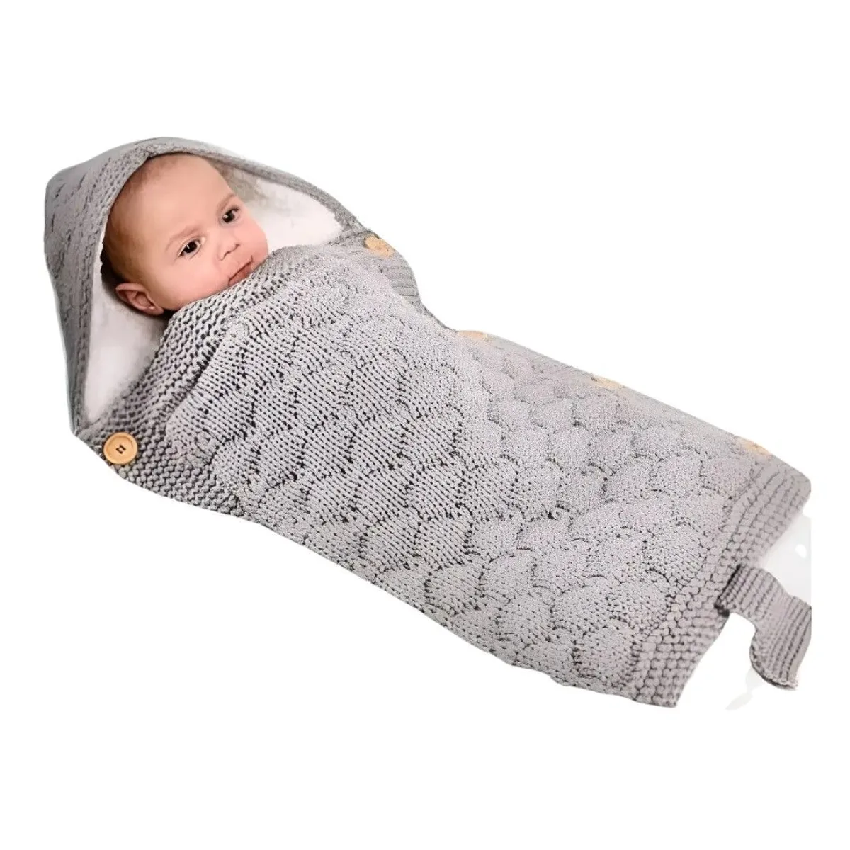 GENERICO - Cobija Para Bebe Tejida De Lana