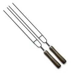 BLACK BULL - SET 2 ANTICUCHOS ACERO INOXIDABLE