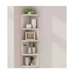 GENERICO - Repisa Esquinero Flotante 5 Niveles Decoracion Moderna Labg