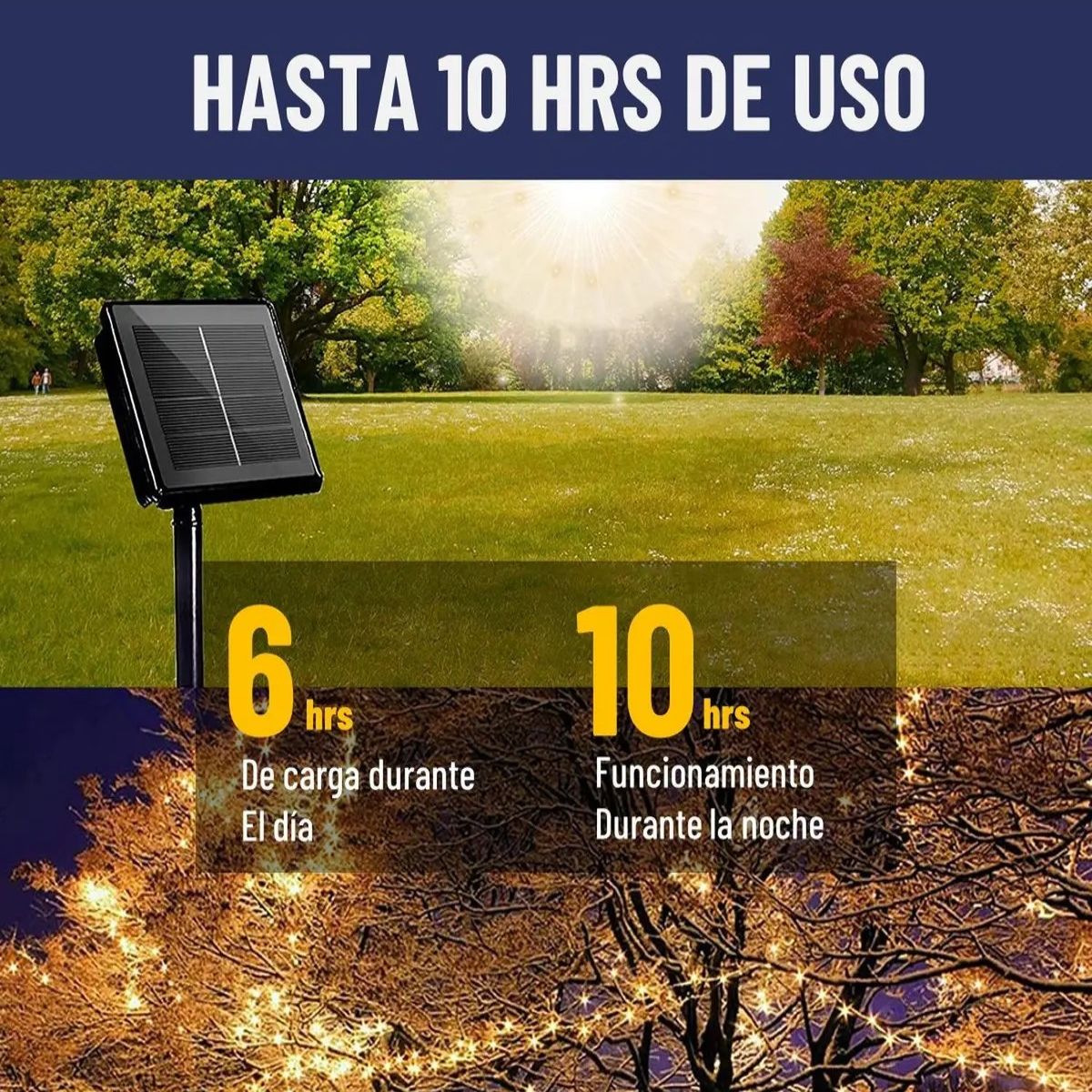 GENERICO - Guirnalda Solar Alambre Set 2 X20m Labg