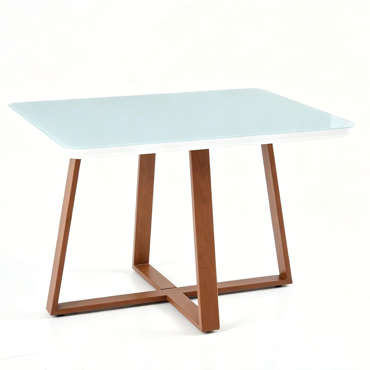 ELEMENT DESIGN - Mesa de Comedor con Vidrio Nova Rectangular Moderno Element Design 115x90x73,5 cm