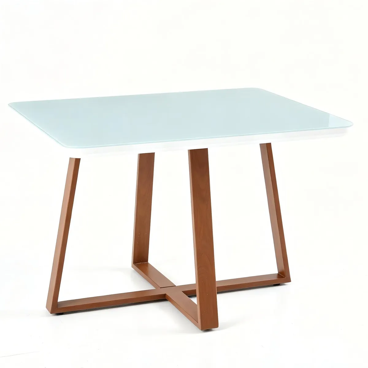 ELEMENT DESIGN - Mesa de Comedor con Vidrio Nova Rectangular Moderno Element Design 115x90x73,5 cm