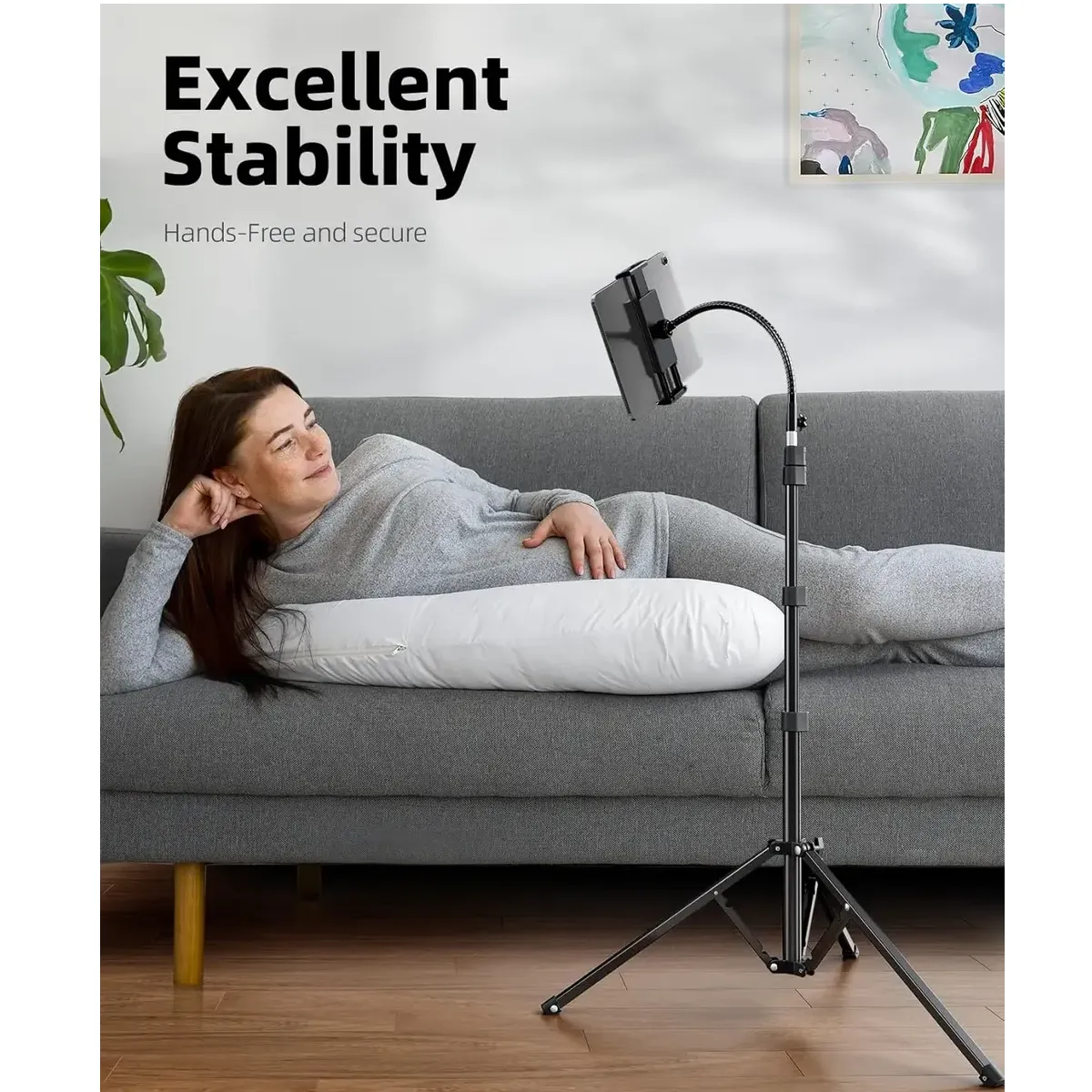 GENERICO - Soporte De Trípode De Ajustable Para Tablet Y Celular 165cm