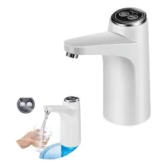 SUPERCENTER - Dispensador De Agua Eléctrico Portátil Bomba Usb Botellon Blanco
