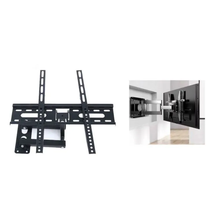 GENERICO Soporte De Pared Para TV 26-55 Pulgadas - Color Negro Mate - Acero Reforzado - Universal