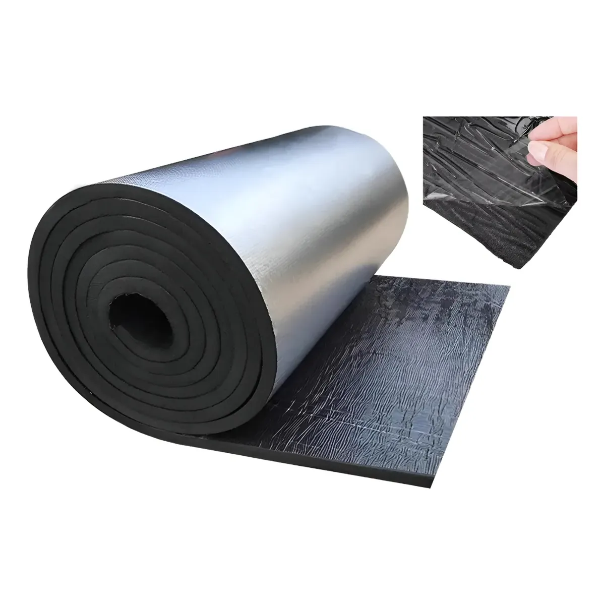Algodón Espuma Aislante Aluminio Autoadhesiva 1 Mx1 Mx5 Mm, marca GENERICO - Foto Principal