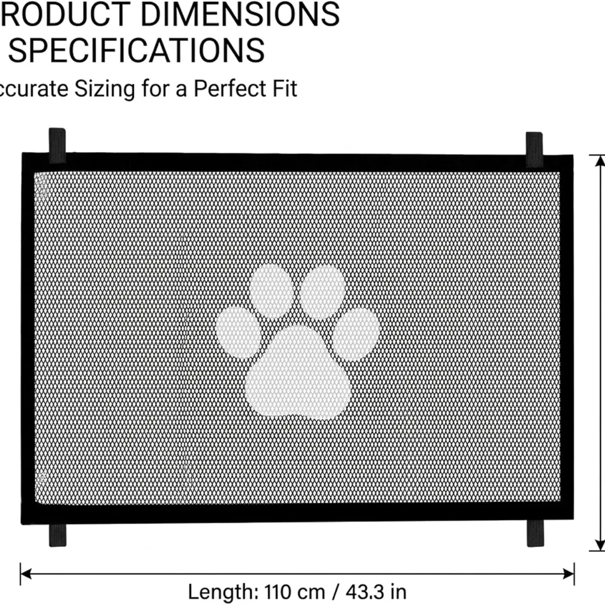 KUANGYE - Malla Puerta De Seguridad Para Mascotas Proteccion Hogar